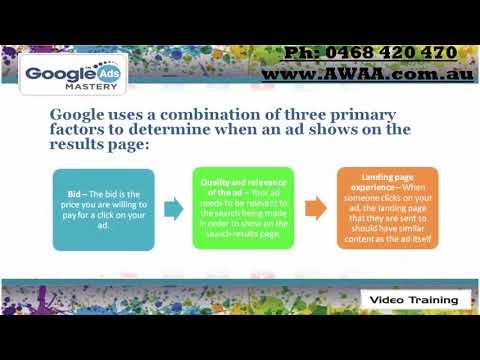 Google Adwords Video Course Preview
